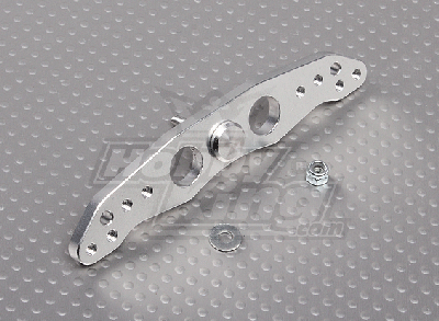 CNC Ruder Mount Arms 4.0inch (M3) Ti Silver