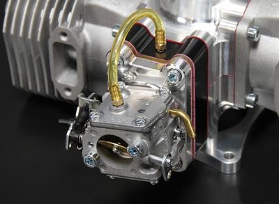 JC120 EVO Gas engine Version 2 w/CD-Ignition 120cc/12.5hp @ 8,000rpm