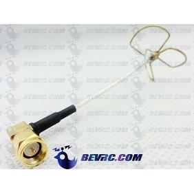 BEV  5.8G cloverleaf antenna 3 lobes for Tx(SMA,right angle connector)