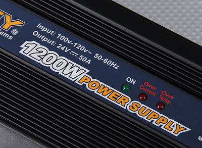 Turnigy 1200W 100~120V Power Supply (24VDC - 50amp)