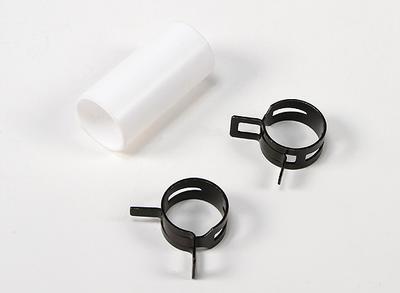 Teflon Exhaust Coupler for 25mm Pipes with Clips