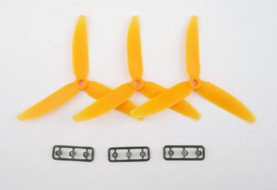 GEMFAN 5030 / 5 x 3"  3-blade Propellers -Orange (3pcs)