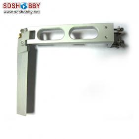 Extra Long Aluminum Alloy 160 Single Rudder L150*H160 with 5.5MM Double Water Pickup for RC Boat