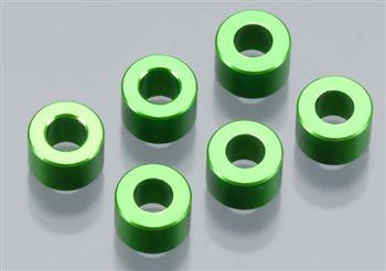 Axial Spacer 4x6mm Green (6) AXIA1304