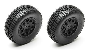 Associated Mounted Front Tires SC10B ASC91211
