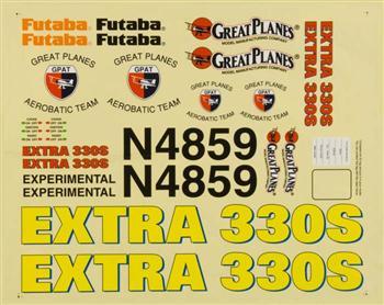 Great Planes Decal Set 38% Extra 330S GPMA3206