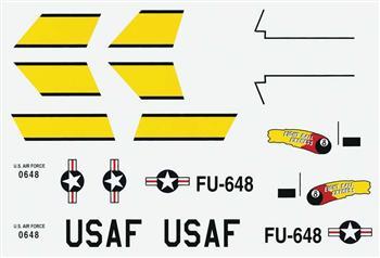 Great Planes Decals Micro F-86 Sabre GPMA2284