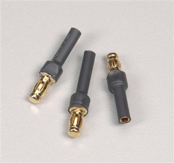 Great Planes Bullet Adapter 3.5mm Male/2mm Female (3) GPMM3122
