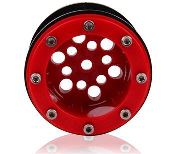 Gmade 2.2 Mudrock Challenger Beadlock Wheels (Red) GMAMBL-02RD
