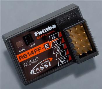 Futaba R614FF-E 2.4GHz FASST Rx 4PK 4PKS FUTL7632