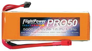 Flight Power LiPo Pro50 5S 18.5V 5000mAh 50C FPWP5102