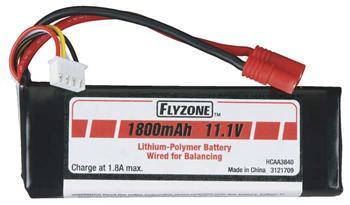 Flyzone LiPo 11.1V 1800mAh Battery FLZA6084 (was HCAA3840)