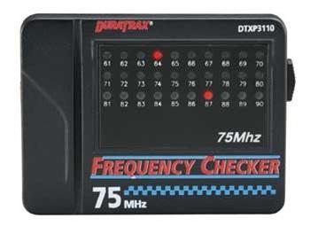 DuraTrax 75MHz Radio Frequency Checker DTXP3110