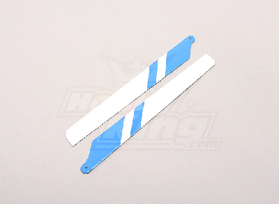 205mm Carbon/Glass Fiber Composite Main Blades (blue/white)