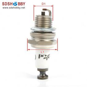 Rcexl CM6-10mm Spark Plug Used for Gas/ Petrol Engine DLE30, DLE55, DLE111, DLA56, DLA32, DLA112, EME55 etc.