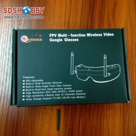 FPV 5.8G 32CH Dual Diversity Receiver Wireless Head Tracing GOGGLE/Video Glasses