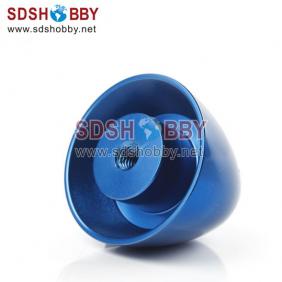 Aluminum Adaptor Spinner for RC Model Airplanes M5 D32 x H30 mm-Blue Color