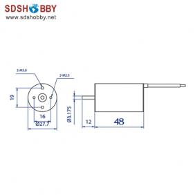 FSD 380-2848 KV2636 Inrunner Brushless Motor for RC Boat/RC Car/RC Model