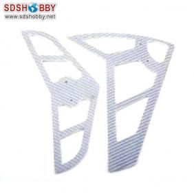 Glass Fiber Horizontal/Vertical Tail Fin for Helicopter KDS450C