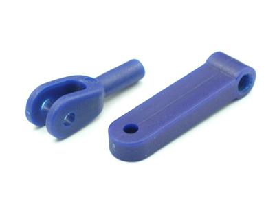 Astral Clevis With Arms M5 M2.5xL30 Blue 5sets
