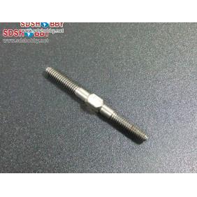 Titanium Alloy Push Rod M3X51mm with Clockwise and Counterclockwise Teeth (The U.S System)