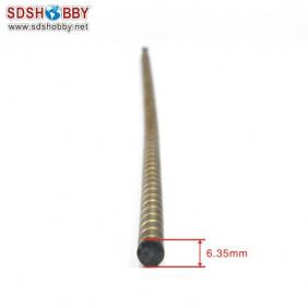 Flexible Axle (Round & Square) in Reverse Dia. =φ6.35 Side=5X5mm Length=500mm