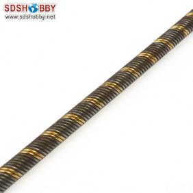 Flexible Axle (Round & Square) in Reverse Dia. =φ6.35 Side=5X5mm Length=500mm