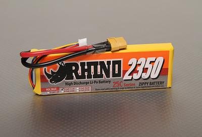 Rhino 2350mAh 3S1P 25C Lipoly Pack
