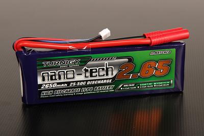 Turnigy nano-tech 2650mah 2S 25~50C Lipo Pack