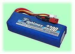 LiPO Battery - 11.1VDC (3-Cell) / 2200mAH