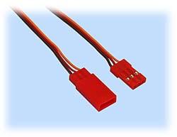 Male to Female Extension Cable, Red