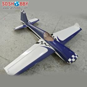 NEW 27% 74in Slick 540 Carbon Fiber Version 30~35cc RC Gasoline Airplane/Petrol Airplane ARF (with Winglets)-Blue & White Color