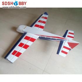 WM 61in MX2 70E Balsa Wood Electric Airplane/RC Airplane ARF Standard Version-Blue/ Red/ White