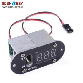 Oval Voltmeter with Switch for Servo Distribution Circuit Board