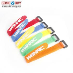 Helicopter Colored battery mount ties for VWINRC 450/ Align Trex 450 (5 pcs)