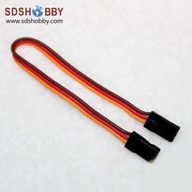 10pcs* 22#/ 22AWG Heavy Duty Flat Cable 20cm 200mm Connecting Line for Flight Control/ Male-male Servo Wire- JR/ Futaba color