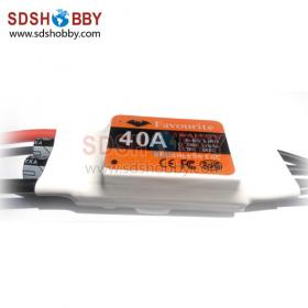 FVT 40A Brushless ESC/Speed Controller (Swallow Series) for RC Airplane with SBEC & Using BIHELI Program