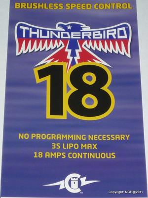 Thunderbird 18A ESC