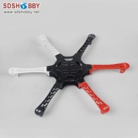 MH550B Hexacopter/ Six-axle Flyer ARF with Glass Fiber Mounting Board and Rack (Not Foldable)