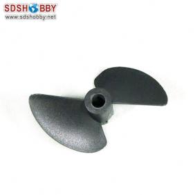 Two Blades 45 Nylon Propeller with Aperture=4.76mm, Diameter=45mm, Pitch=1.4 for RC Boat