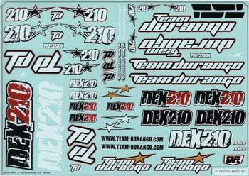 Team Durango Decal Sheet DEX210 TDRTD490020
