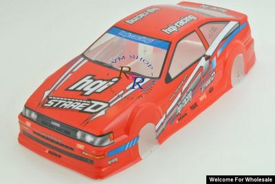 1/10 Hpr 70s Painted RC Car Body (Red)
