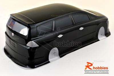 1/10 Toyota Alphard Analog Painted RC Car Body (Black)
