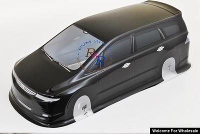 1/10 Toyota Alphard Analog Painted RC Car Body (Black)