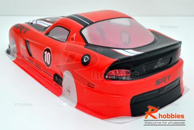 1/10 Dodge Viper SRT10 ACR-X PVC Analog Painted RC Car Body