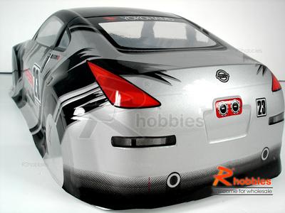 1/10 Nissan Fairlady Analog Painted RC Car Body (Black)