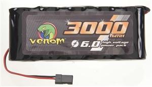 Venom Racing 1502 6V 3000mAh NiMH Lrg Scale Rx Battery VNR1502