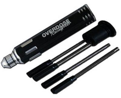 Overdose 4-In-1 Sae Tool Set With .05 1/16 5/64 & 3/32 Tips ODR1012