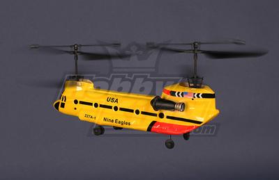 227A Twingo 2.4GHz coaxial Tandem heli Bind-&-Fly (Yellow)