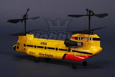 227A Twingo 2.4GHz coaxial Tandem heli Bind-&-Fly (Yellow)